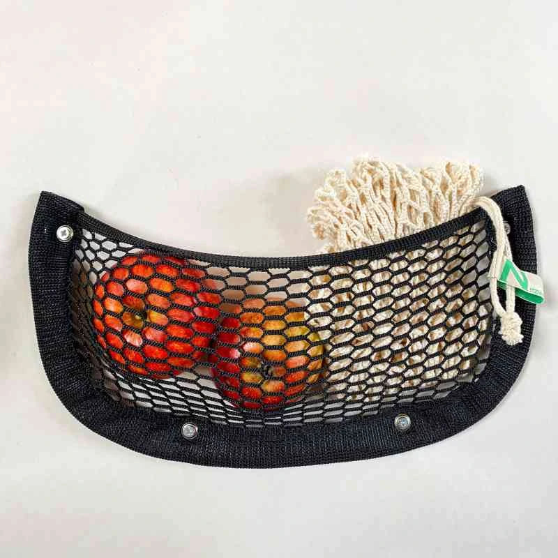 Elastische Netztasche für beliebige Flächen, 13 x 30 cm