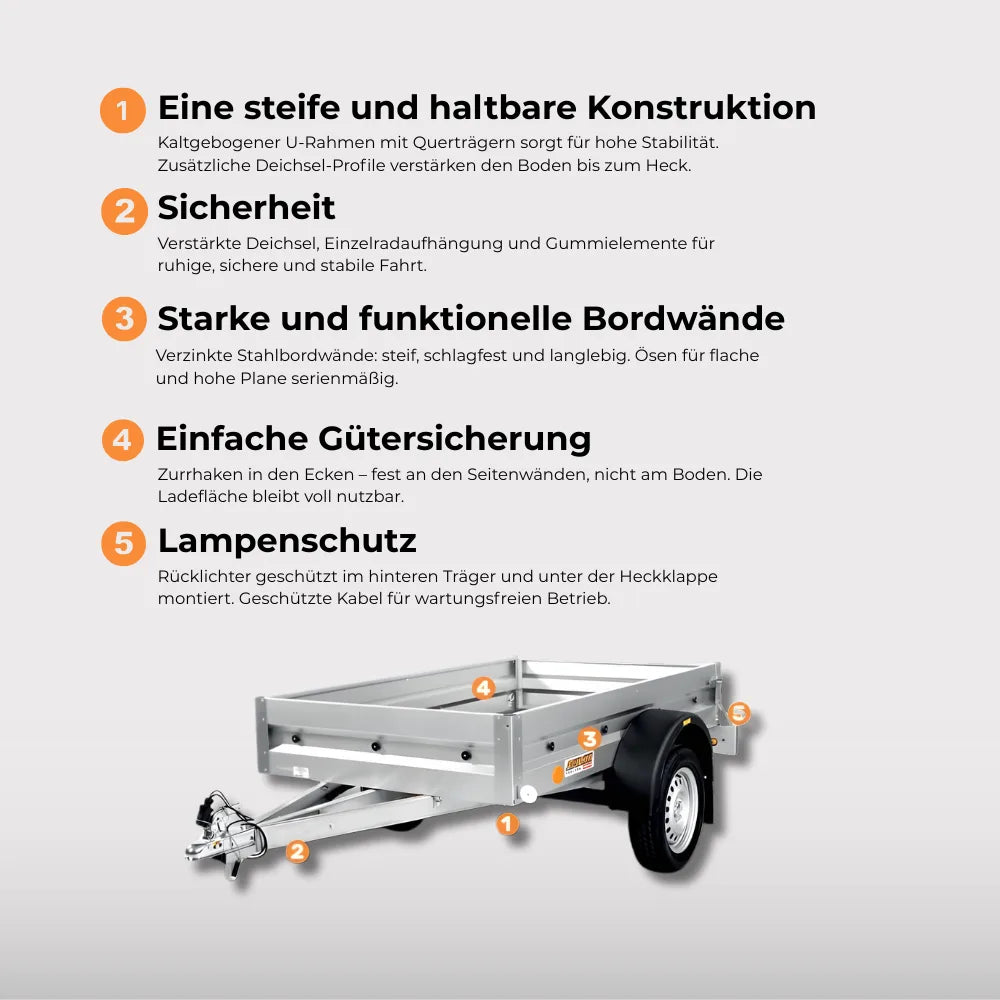 Neptun Pratik 750 KG N7-202 ptw - PKW Anhänger