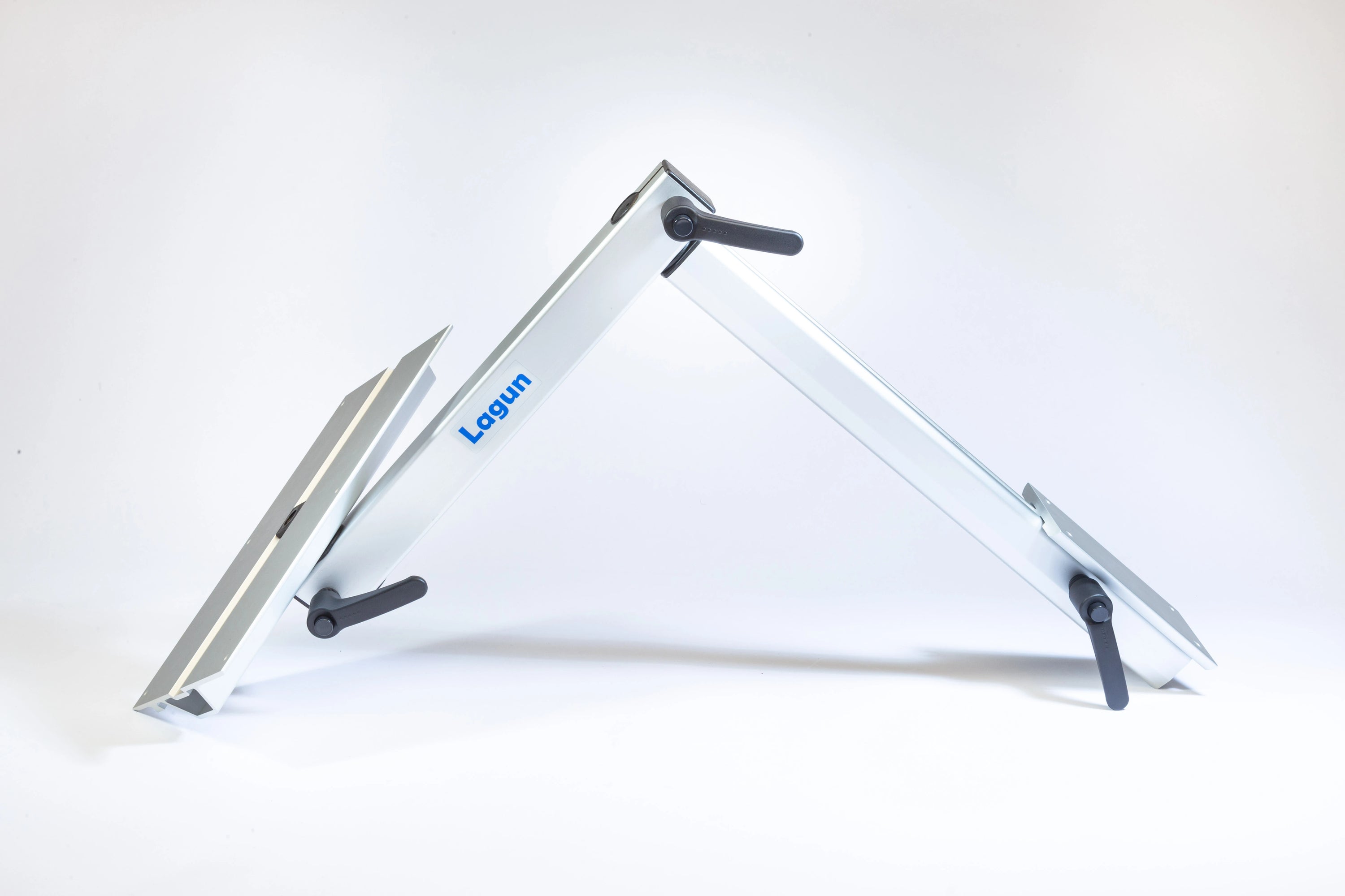 *C-stock* Lagun table frame set silver with rotating and folding mounting plate