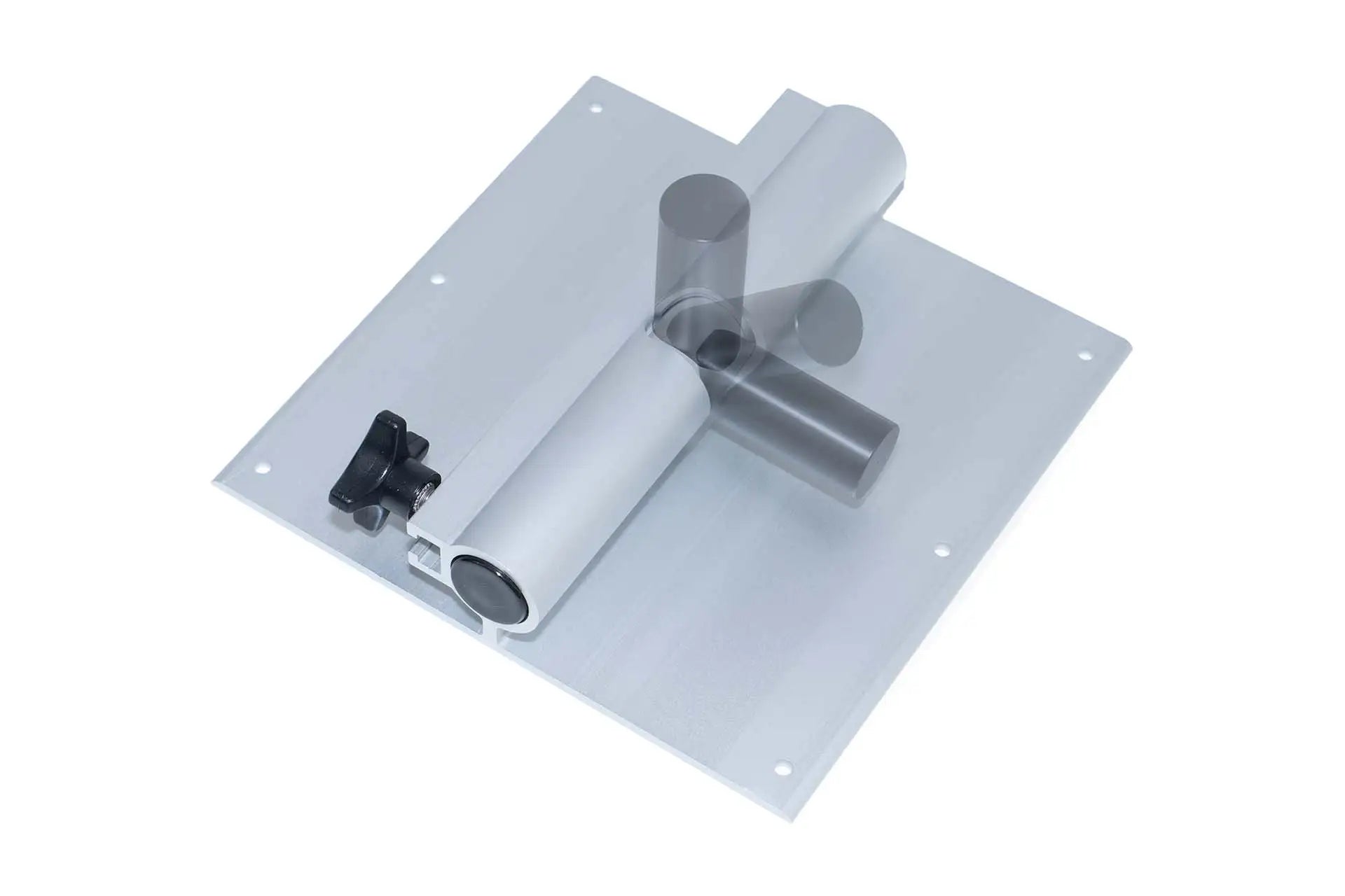 *C-stock* Lagun table frame set silver with rotating and folding mounting plate