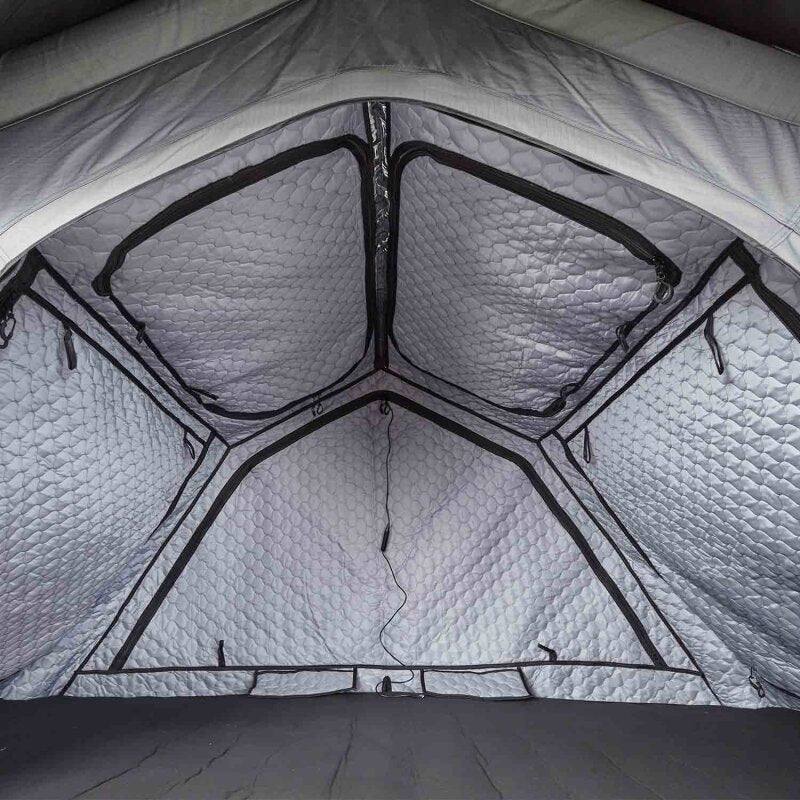 Vickywood Inflatable Roof Tent BAOBAB AIR 135 Grey with Awning + Thermal Inner Tent