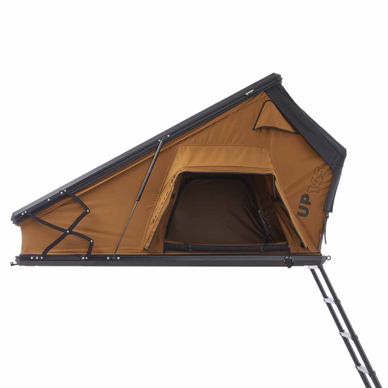 Vickywood Alu-Hartschalen Dachzelt CUMARU UP 145 goldbraun