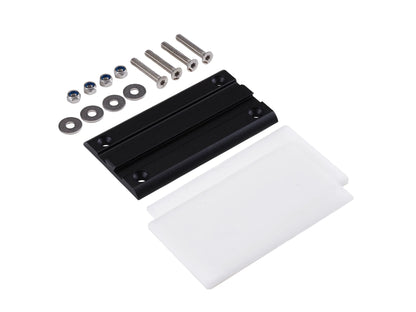Lagun Tischgestell Set mit 700mm Tischbein - Schwarz