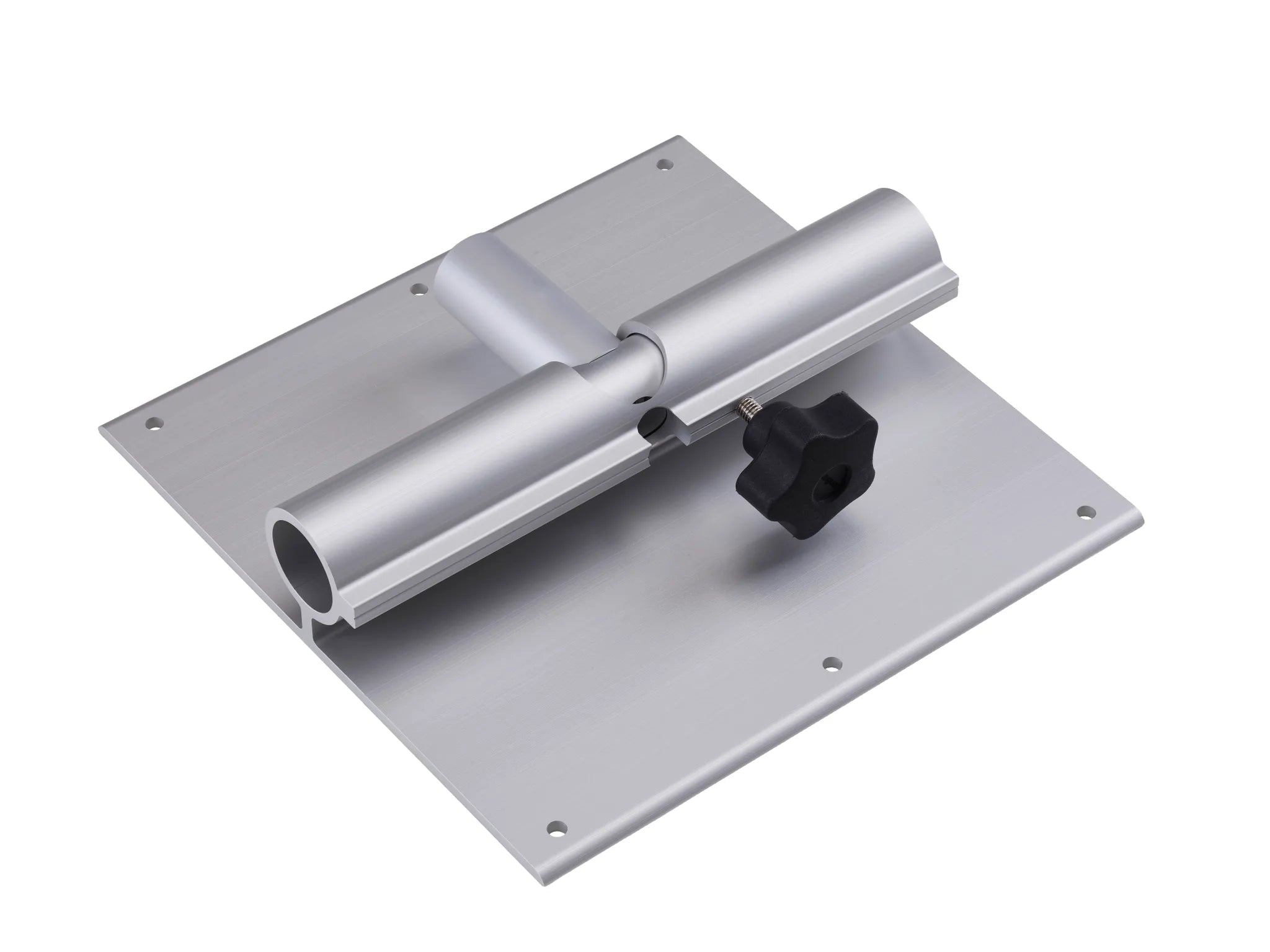 Lagun under table mounting plate with rotating and folding axis