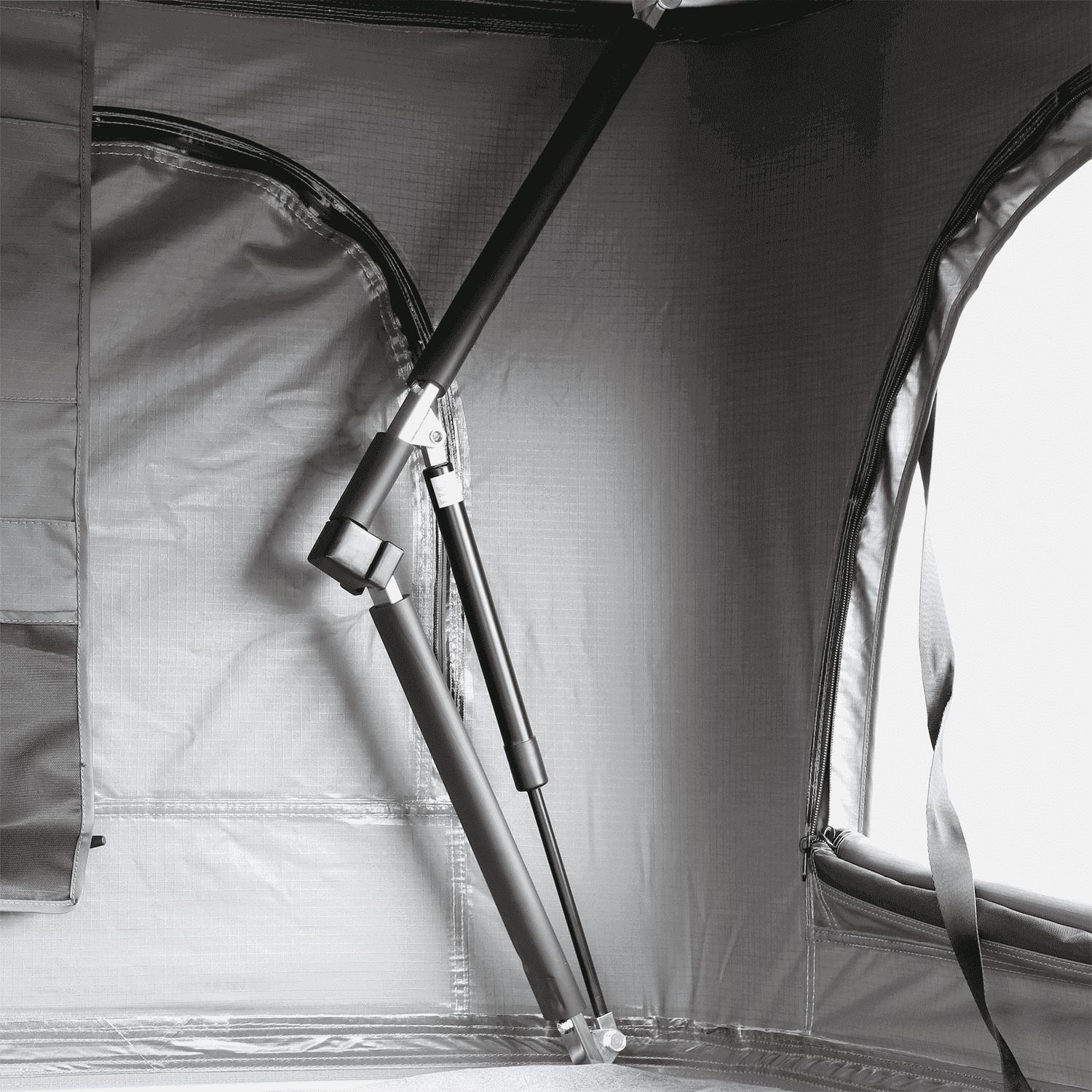 Horntools Roof Tent Dampers Stainless Steel Black Themis PopUp