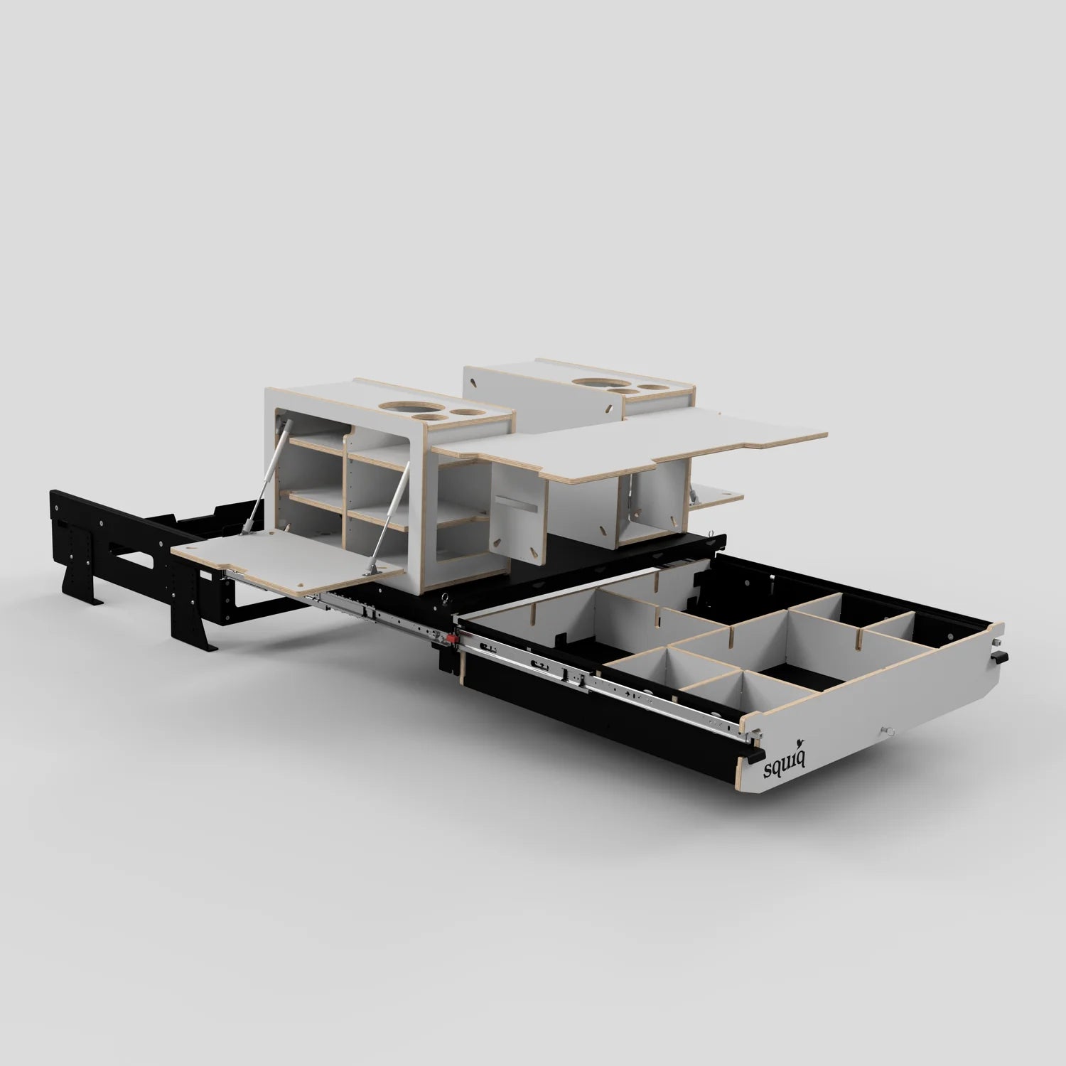 SQUIQ Traveler compact avec box camping