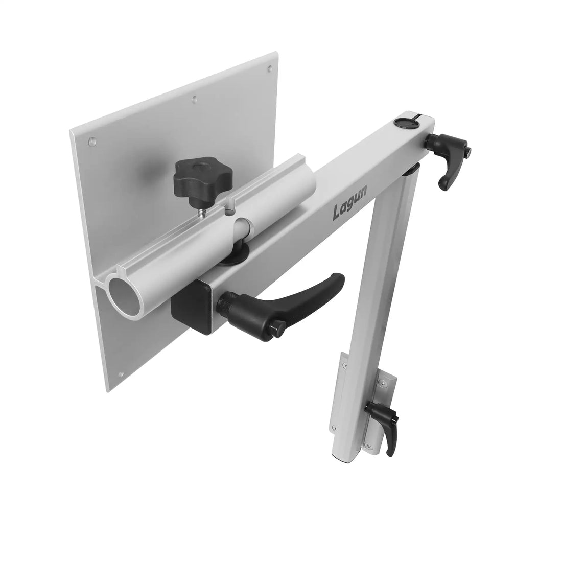 *C-Ware* Lagun Tischgestell-Set silber mit dreh- und klappbarer Befestigungsplatte