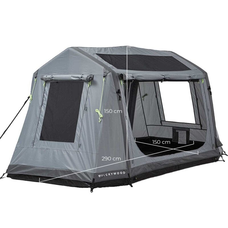 Vickywood Inflatable Freestanding Camping Tent 140 Grey