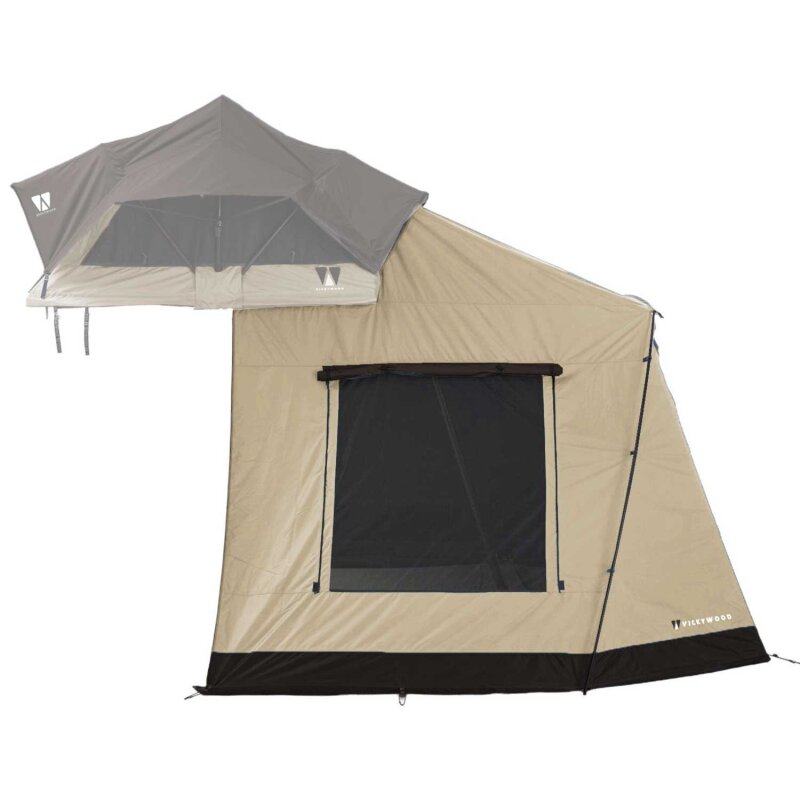 Vickywood Awning for Rooftop Tent LITTLE BAMBOO 125 Gen 2.0 coffee
