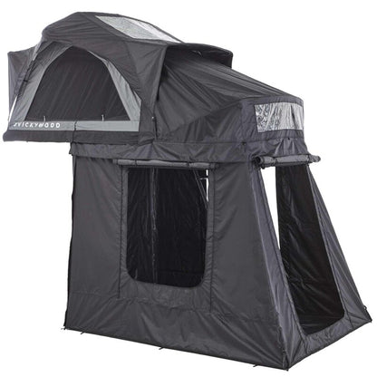 Vickywood Luft-Klappzelt BAOBAB AIR 135 grau mit Vorzelt + Thermo-Innenzelt