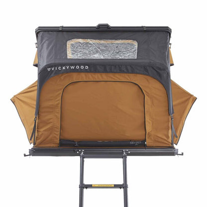 Vickywood Alu-Hartschalen Dachzelt CUMARU UP 145 goldbraun